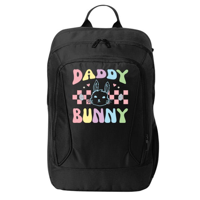 Easter Day Funny Daddy Bunny Retro Easter Father's Day City Backpack