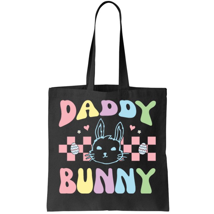 Easter Day Funny Daddy Bunny Retro Easter Father's Day Tote Bag