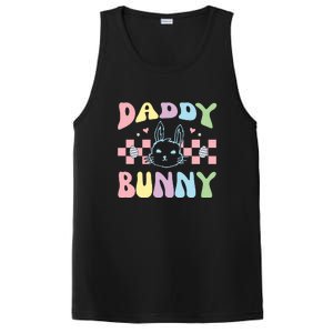 Easter Day Funny Daddy Bunny Retro Easter Father's Day PosiCharge Competitor Tank