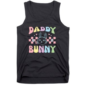 Easter Day Funny Daddy Bunny Retro Easter Father's Day Tank Top