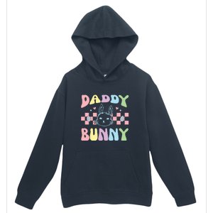 Easter Day Funny Daddy Bunny Retro Easter Father's Day Urban Pullover Hoodie