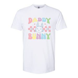 Easter Day Funny Daddy Bunny Retro Easter Father's Day Softstyle CVC T-Shirt