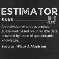 Estimator Definition, Funny Quote Job Titles Cool Comfort Performance Bucket Hat