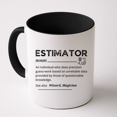 Estimator Definition, Funny Quote Job Titles Mug