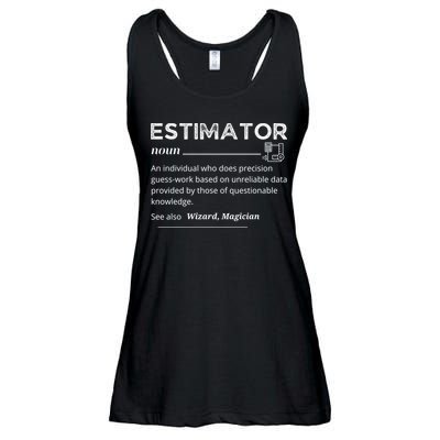 Estimator Definition, Funny Quote Job Titles Ladies Essential Flowy Tank