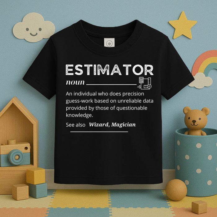 Estimator Definition, Funny Quote Job Titles Toddler T-Shirt