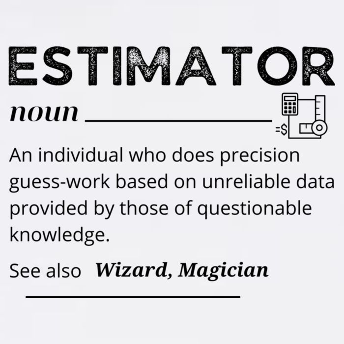 Estimator Definition, Funny Quote Job Titles Garment-Dyed Sweatshirt