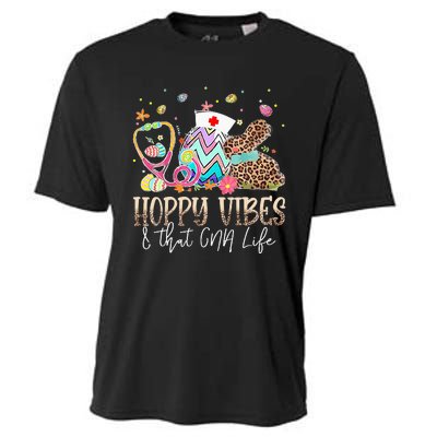 Easter Day Funny Hoppy Vibes & That CNA Life Easte Cooling Performance Crew T-Shirt