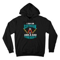 Electrician Dad Funny Electrician Father Gift Hoodie