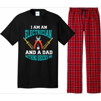 Electrician Dad Funny Electrician Father Gift Pajama Set