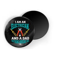 Electrician Dad Funny Electrician Father Gift Magnet