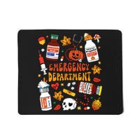 Emergency Department Funny Er Nurse Halloween Spooky Season Mousepad