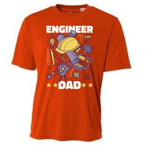 Engineer Dad For Father's Day Gift Cooling Performance Crew T-Shirt