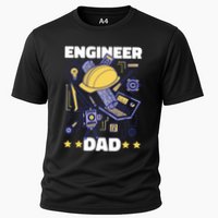 Engineer Dad For Father's Day Gift Cooling Performance Crew T-Shirt