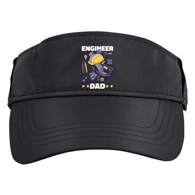 Engineer Dad For Father's Day Gift Adult Drive Performance Visor