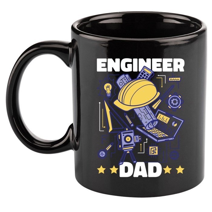 Engineer Dad For Father's Day Gift 11oz C Handle Ceramic Mug