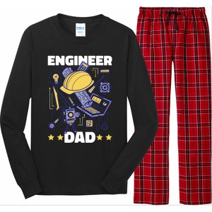 Engineer Dad For Father's Day Gift Long Sleeve Pajama Set