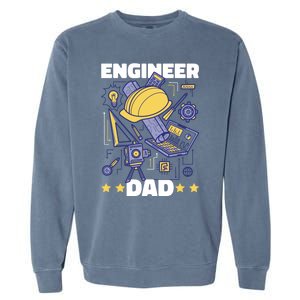 Engineer Dad For Father's Day Gift Garment-Dyed Sweatshirt