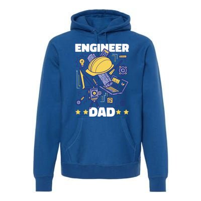 Engineer Dad For Father's Day Gift Premium Hoodie