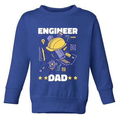 Engineer Dad For Father's Day Gift Toddler Sweatshirt