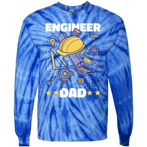 Engineer Dad For Father's Day Gift Tie-Dye Long Sleeve Shirt