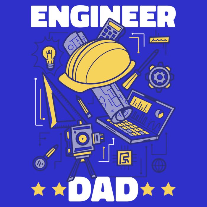 Engineer Dad For Father's Day Gift Zip Tote Bag