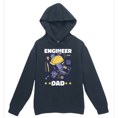 Engineer Dad For Father's Day Gift Urban Pullover Hoodie