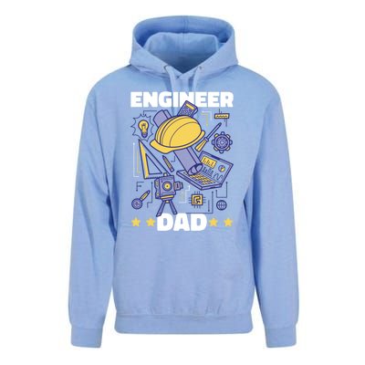 Engineer Dad For Father's Day Gift Unisex Surf Hoodie