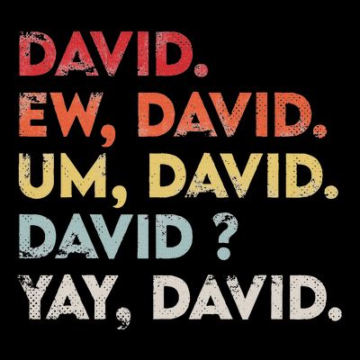Ew David Funny Vintage Retro Distressed Women Gift T-Shirt