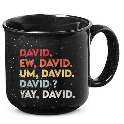 Ew David Funny Vintage Retro Distressed Women Gift 15oz Campfire Ceramic Mug