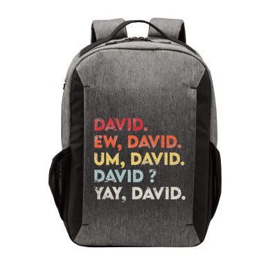 Ew David Funny Vintage Retro Distressed Women Gift Vector Backpack