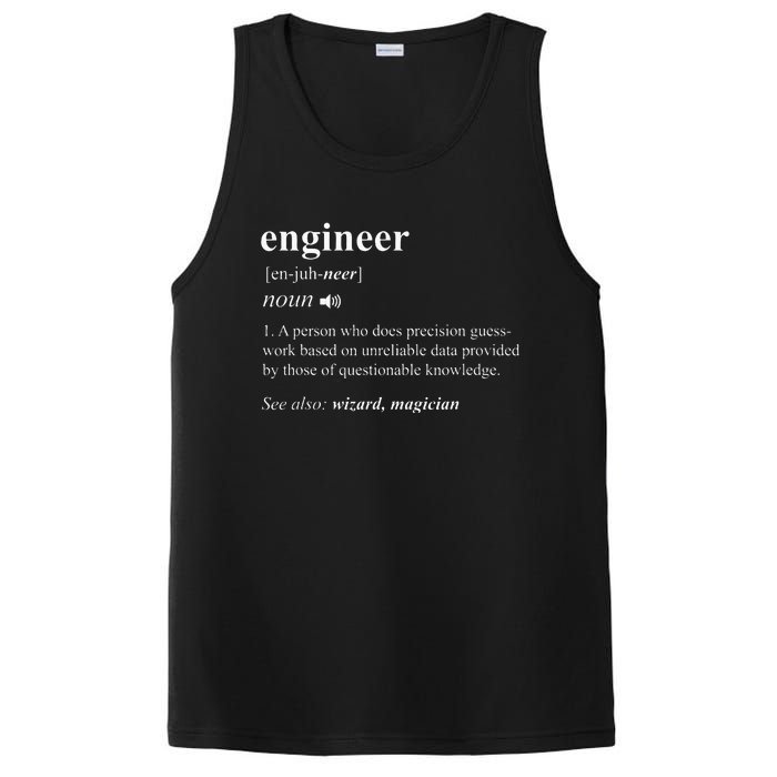 Engineer Definition Funny Engineering Mechanical Civil Gift PosiCharge Competitor Tank