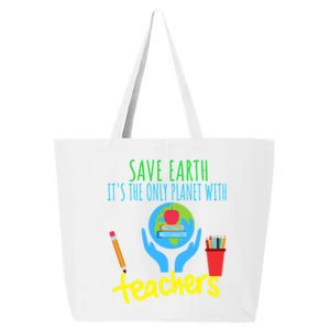 Earth Day Funny Gift For Teachers Meaningful Gift 25L Jumbo Tote