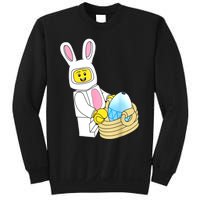 Easter Day Figure Rabbit Master Builder Block Brick Building Sweatshirt