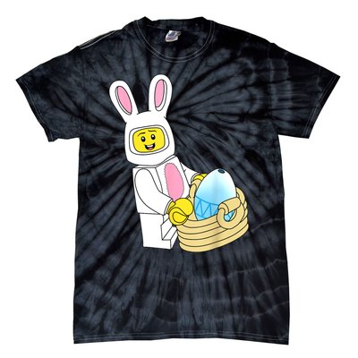 Easter Day Figure Rabbit Master Builder Block Brick Building Tie-Dye T-Shirt