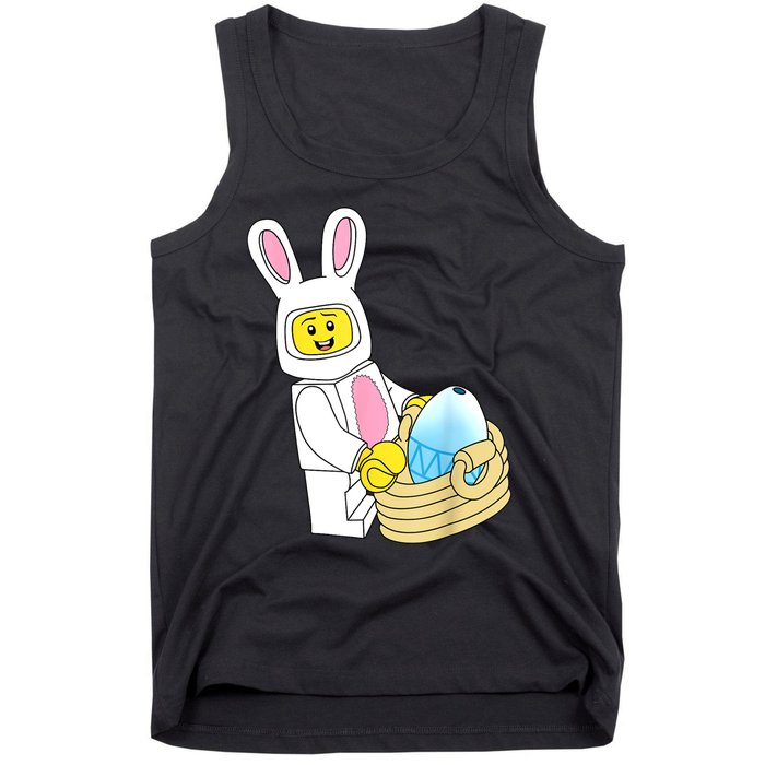 Easter Day Figure Rabbit Master Builder Block Brick Building Tank Top