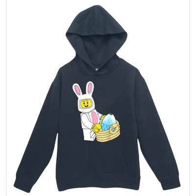 Easter Day Figure Rabbit Master Builder Block Brick Building Urban Pullover Hoodie