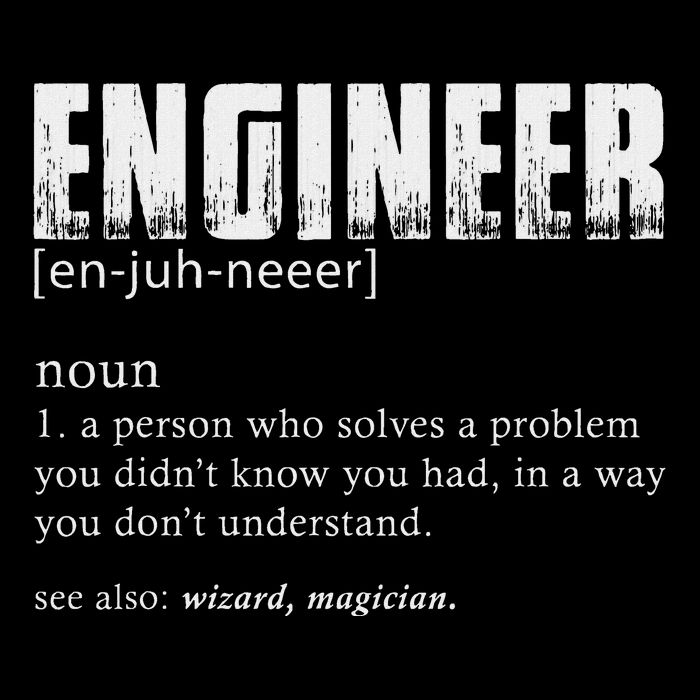 Engineer Definition Funny Engineering Sweatshirt