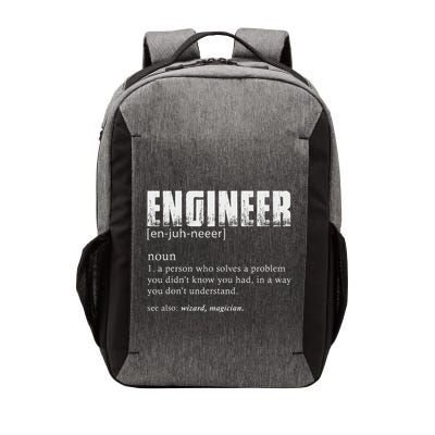 Engineer Definition Funny Engineering Vector Backpack
