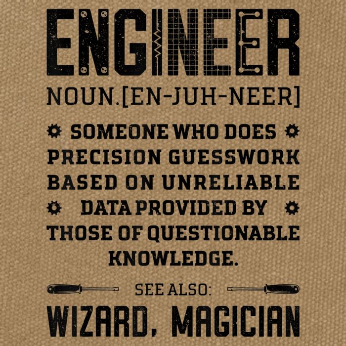 Engineer Definition Funny Noun Engineering Dictionary Term Cotton Canvas Backpack