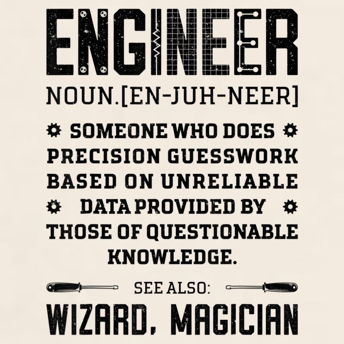 Engineer Definition Funny Noun Engineering Dictionary Term Garment-Dyed Women's Muscle Tee