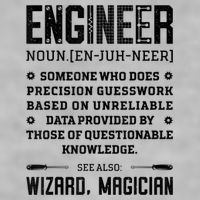 Engineer Definition Funny Noun Engineering Dictionary Term Ladies PosiCharge Tri-Blend Wicking Tank