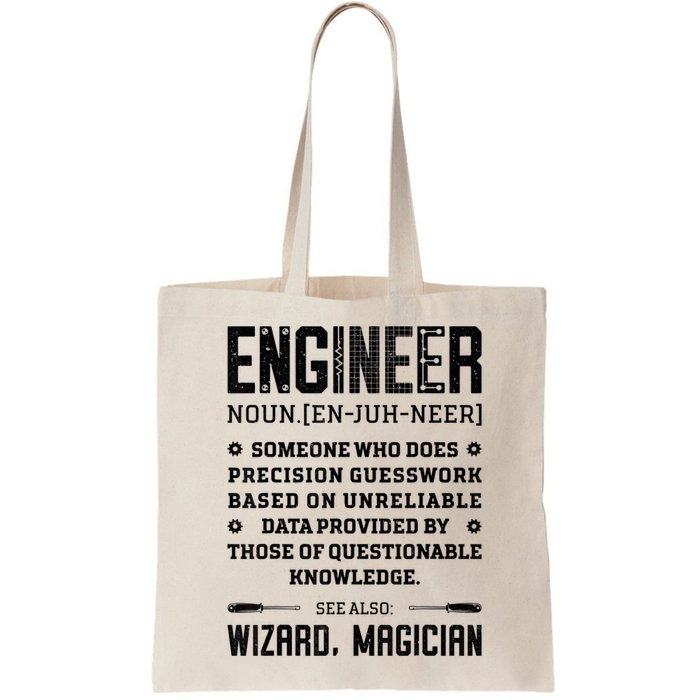 Engineer Definition Funny Noun Engineering Dictionary Term Bag