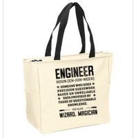 Engineer Definition Funny Noun Engineering Dictionary Term Zip Tote Bag