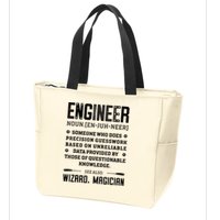 Engineer Definition Funny Noun Engineering Dictionary Term Zip Tote Bag