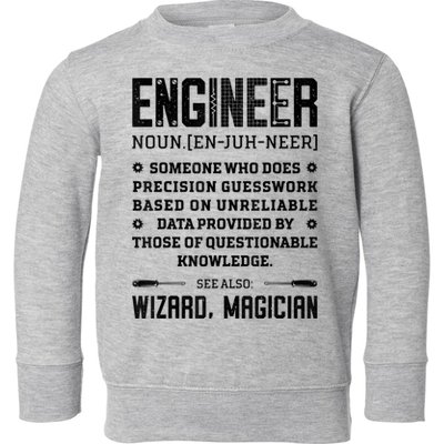 Engineer Definition Funny Noun Engineering Dictionary Term Toddler Sweatshirt