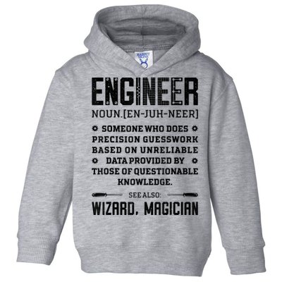Engineer Definition Funny Noun Engineering Dictionary Term Toddler Hoodie