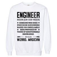 Engineer Definition Funny Noun Engineering Dictionary Term Garment-Dyed Sweatshirt