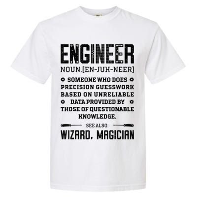 Engineer Definition Funny Noun Engineering Dictionary Term Garment-Dyed Heavyweight T-Shirt