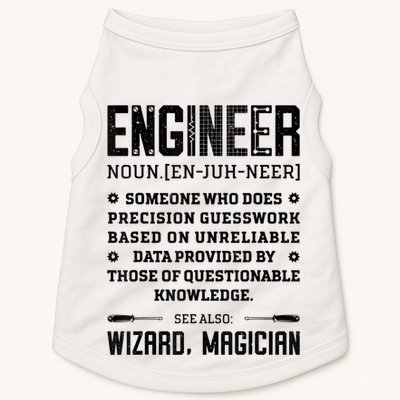 Engineer Definition Funny Noun Engineering Dictionary Term Doggie Tank